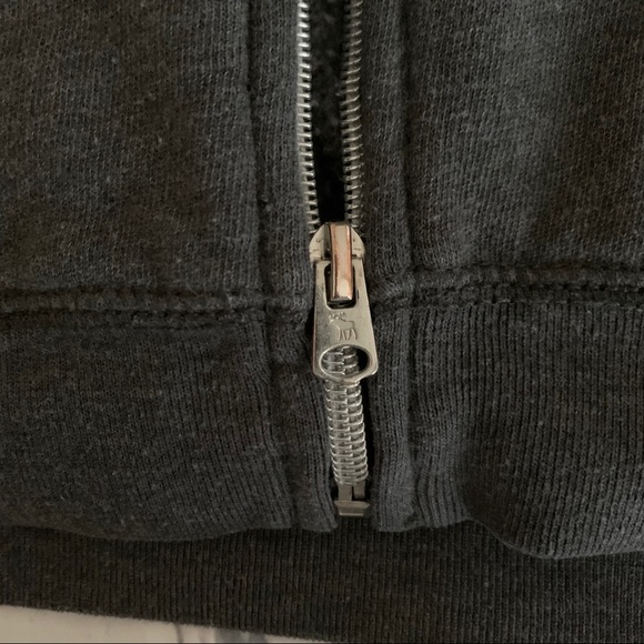 Abercrombie Kids Hoodie Sweatshirt Gray Sz S 10 - Picture 8 of 9